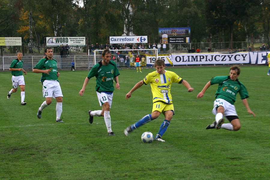 Mecz 13 kolejki II ligi: Olimpia Elbląg - GKS Jastrzębie 1-3, fot. 32