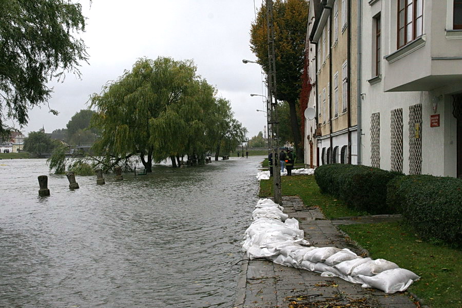 Podtopienia spowodowane cofką do rzeki Elbląg, fot. 22