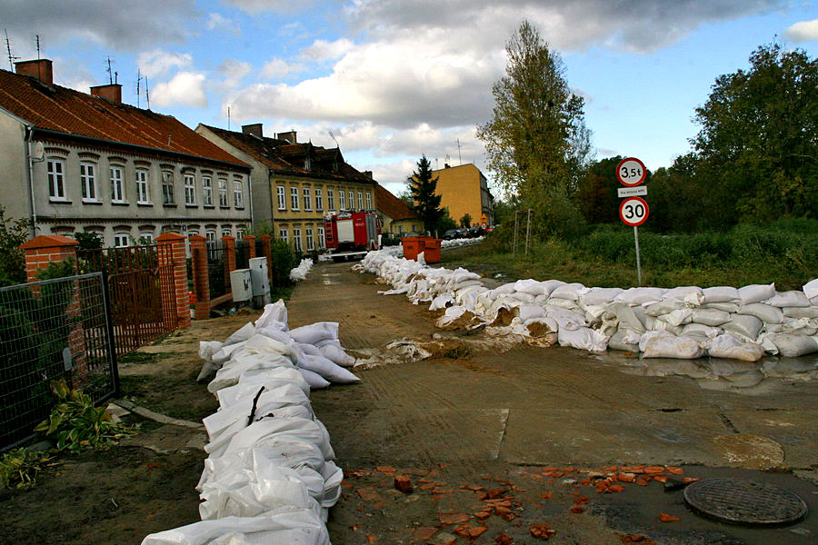 Skutki podtopie po silnych wiatrach w Elblgu, fot. 76