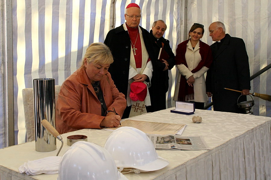 Wmurowanie kamienia węgielnego pod nowe Hospicjum przy ul. Toruńskiej, fot. 14