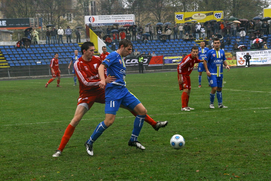 Mecz 16 kolejki II ligi: Olimpia Elblg - Concordia Piotrkw Tryb. 3-0, fot. 1