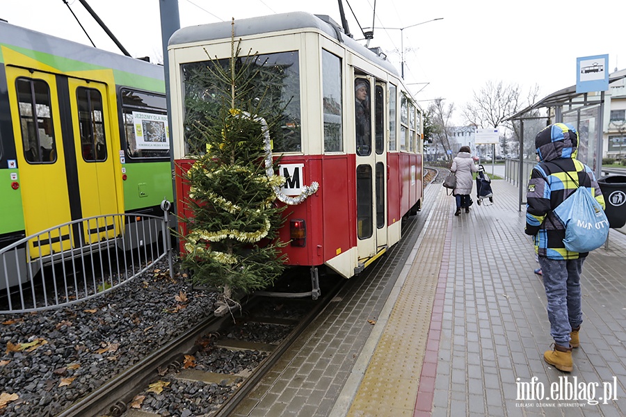 Mikołajkowy tramwaj, fot. 2