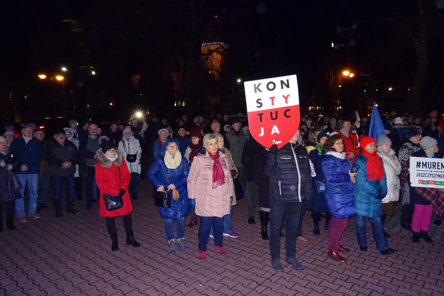 Protest w obronie wolnych sdw, fot. 1