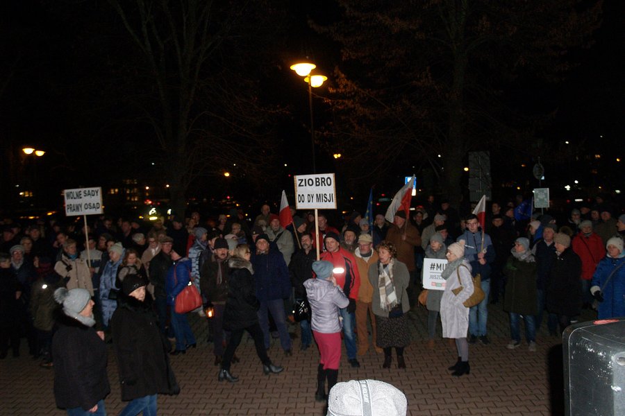 Protest w obronie wolnych sdw, fot. 13