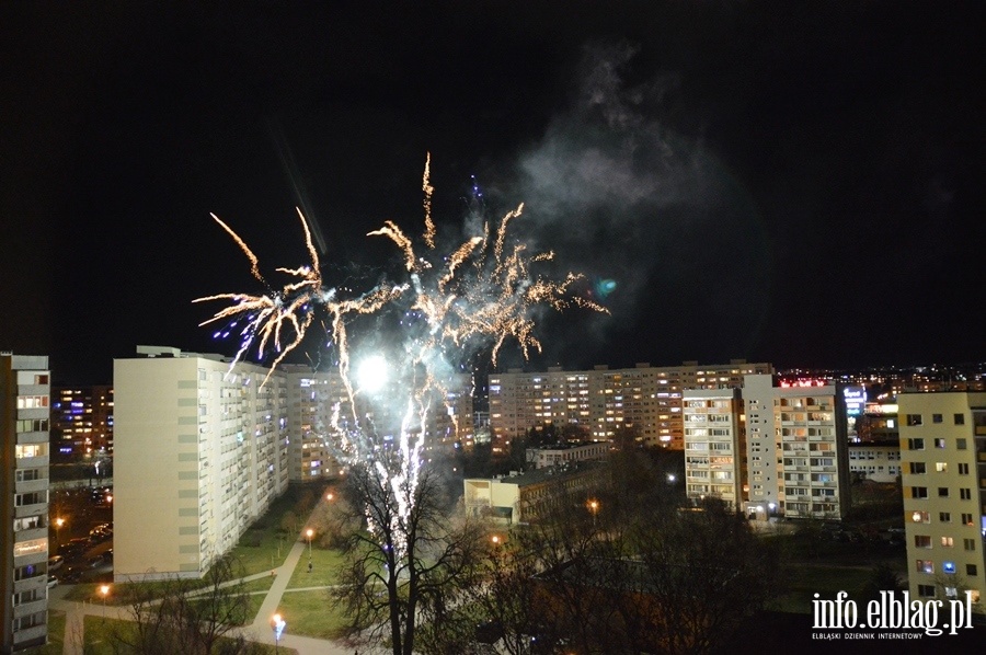 Huczne powitanie 2020 roku w Elblgu, fot. 19