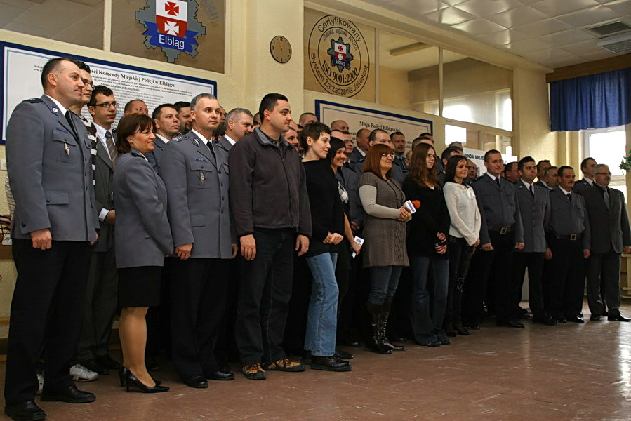 Podsumowanie plebiscytu i wrczenie nagrd najlepszym dzielnicowym Elblga i powiatu 2009 r., fot. 27