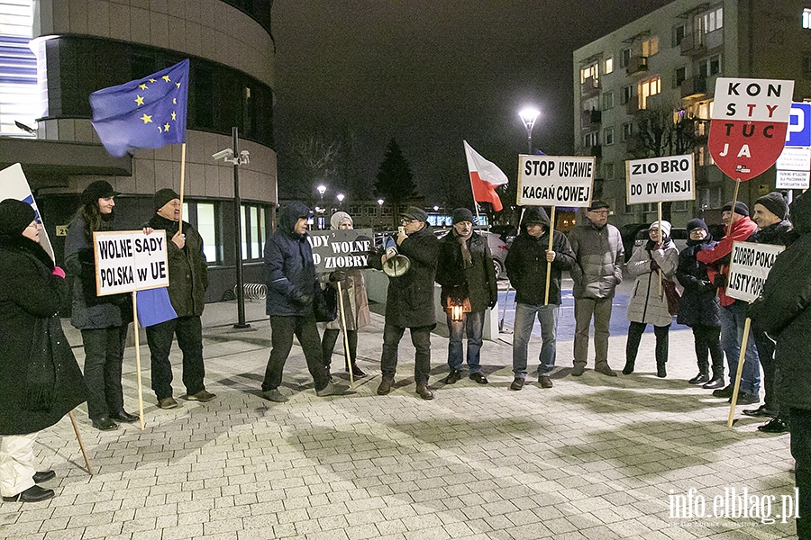 Protest przed sdem, fot. 9