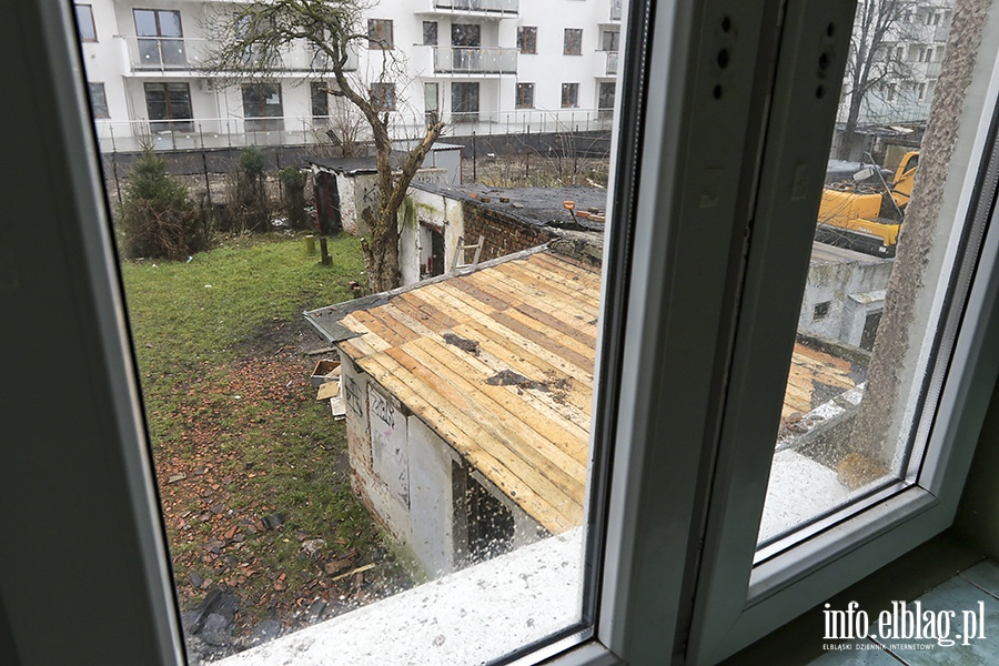 Rozbiórka budynku mieszkalnego przy al. Grunwaldzka 97, fot. 27