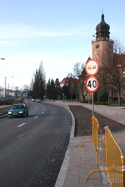 Przebudowa ul. Grota Roweckiego - przywrócenie ruchu na północnej cześci jezdni, fot. 11