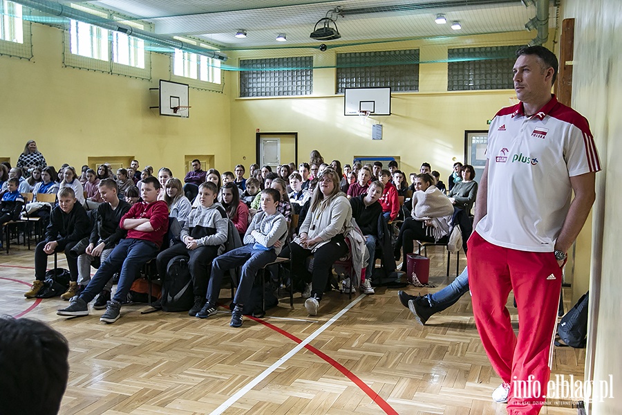 Marcin Prus odwiedzi SSP nr 3 w Elblgu, fot. 18