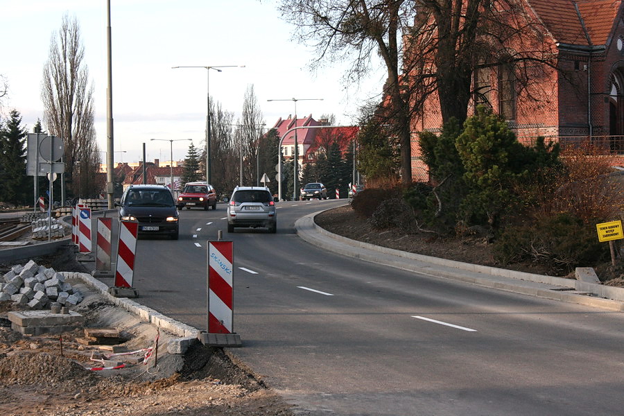 Przebudowa ul. Grota Roweckiego - przywrcenie ruchu na pnocnej czeci jezdni, fot. 21