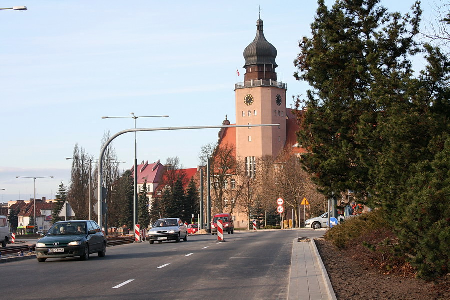 Przebudowa ul. Grota Roweckiego - przywrócenie ruchu na północnej cześci jezdni, fot. 25