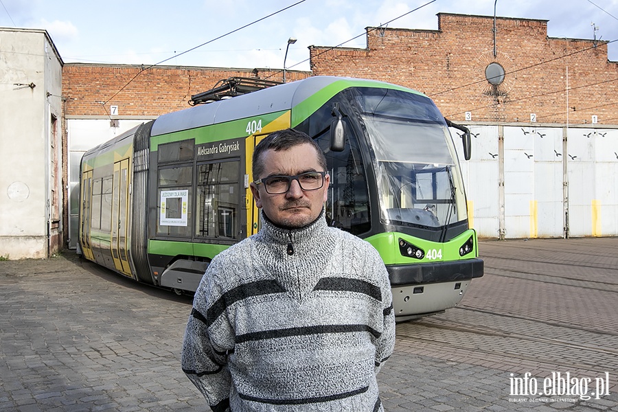 Strajk pracownikw Tramwajw Elblskich, fot. 1