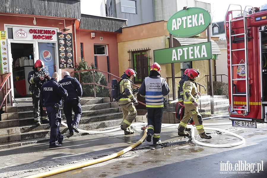 Poar butli gazowej w lokalu gastronomicznym na Wyspiaskiego., fot. 10