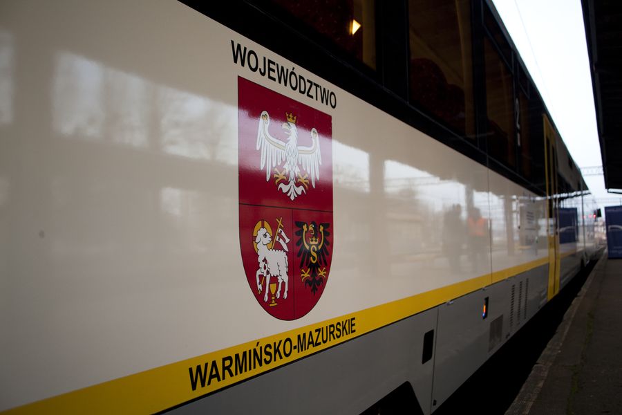 Przekazanie nowoczesnego szynobusu zakupionego przez Samorząd Województwa Warmińsko-Mazurskiego, fot. 4