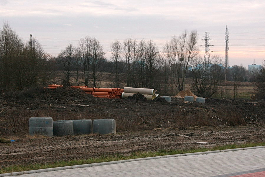 Budowa drogi czcej Alej Jana Pawa II z ul. Mazursk, fot. 6