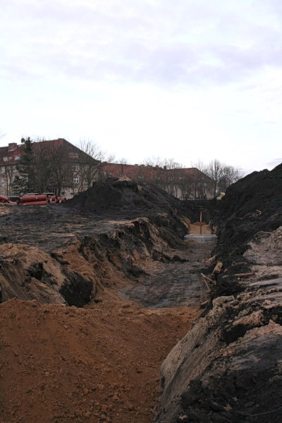 Budowa drogi łączącej Aleję Jana Pawła II z ul. Mazurską, fot. 8