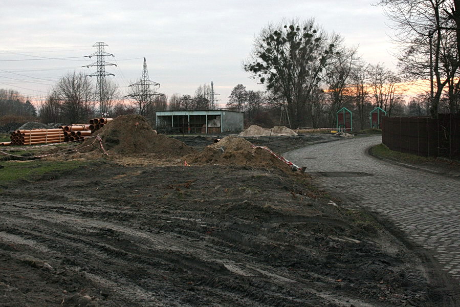 Budowa drogi czcej Alej Jana Pawa II z ul. Mazursk, fot. 16