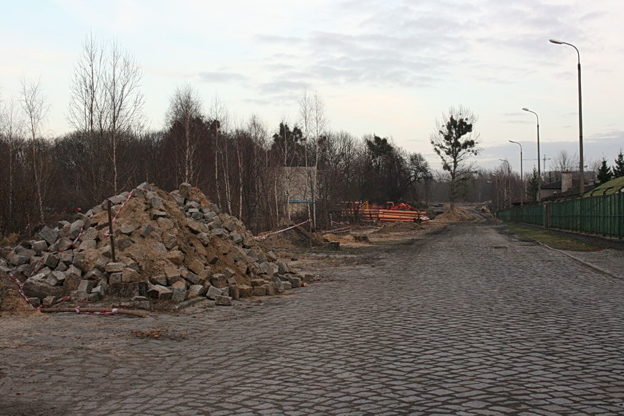 Budowa drogi czcej Alej Jana Pawa II z ul. Mazursk, fot. 17