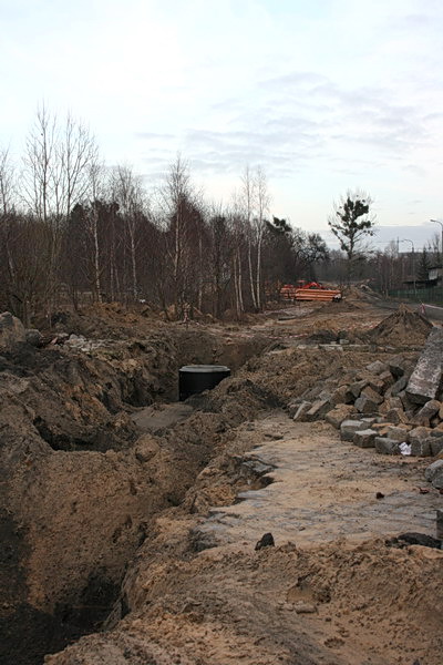 Budowa drogi czcej Alej Jana Pawa II z ul. Mazursk, fot. 18