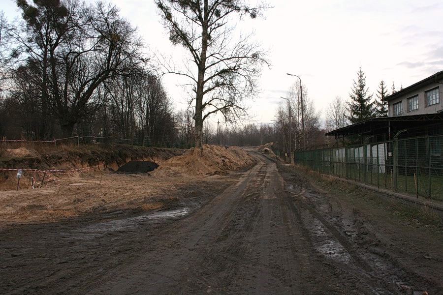 Budowa drogi czcej Alej Jana Pawa II z ul. Mazursk, fot. 20