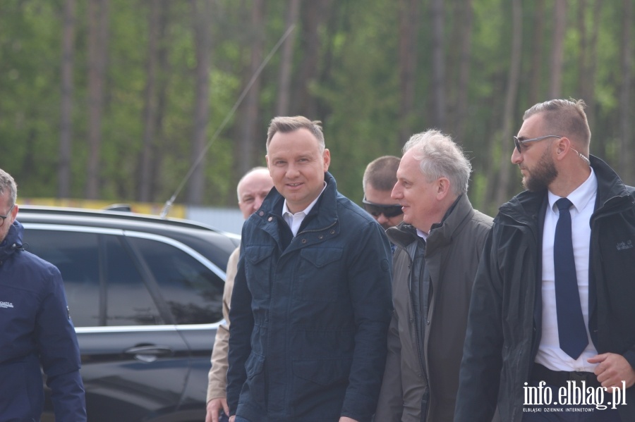 Konferencja Prasowa Prezydenta i Premiera na budowie Przekopu Mierzei Wilanej, fot. 5