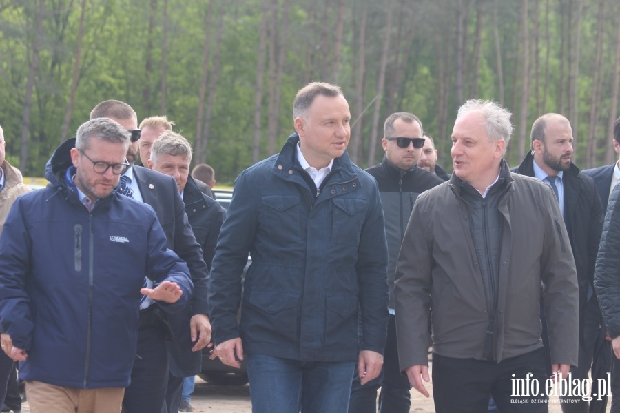 Konferencja Prasowa Prezydenta i Premiera na budowie Przekopu Mierzei Wilanej, fot. 7