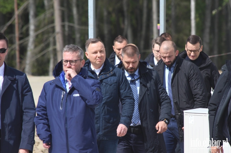 Konferencja Prasowa Prezydenta i Premiera na budowie Przekopu Mierzei Wiślanej, fot. 9