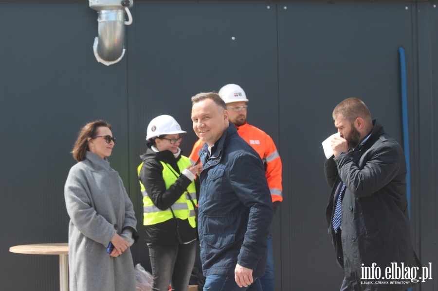 Konferencja Prasowa Prezydenta i Premiera na budowie Przekopu Mierzei Wilanej, fot. 12