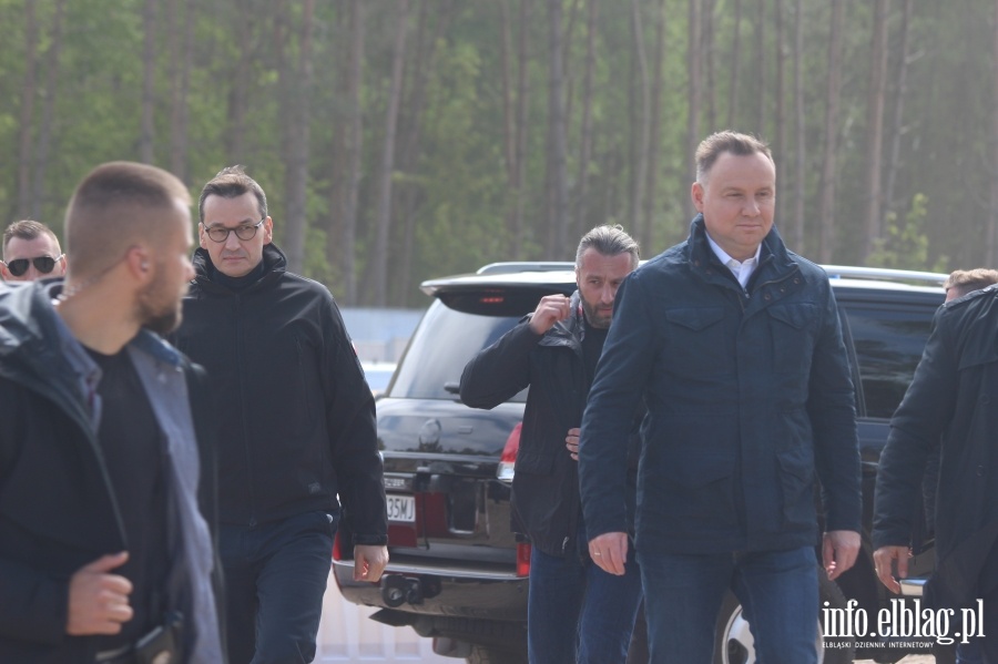 Konferencja Prasowa Prezydenta i Premiera na budowie Przekopu Mierzei Wilanej, fot. 15