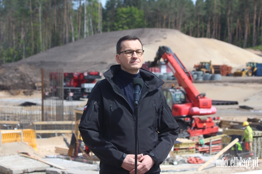 Konferencja Prasowa Prezydenta i Premiera na budowie Przekopu Mierzei Wilanej, fot. 25