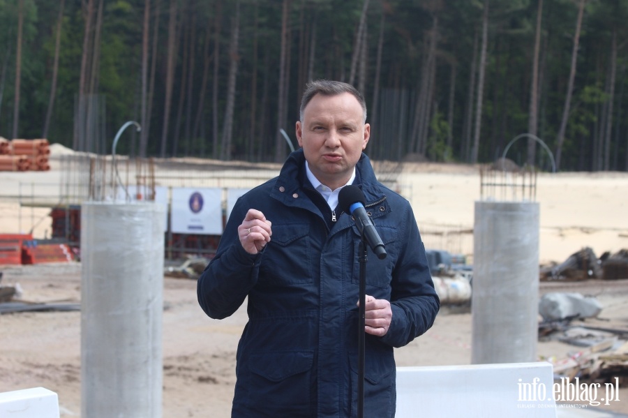 Konferencja Prasowa Prezydenta i Premiera na budowie Przekopu Mierzei Wilanej, fot. 29