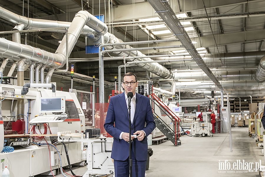 W Fabryce Cudne Rzeczy Wyprodukowano 1000 Rzeczy Zdjęcia: Morawiecki w fabryce Wójcika, Fot. 40 - info.elblag.pl