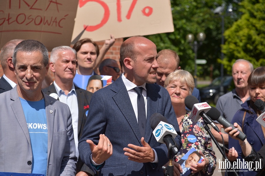 Konferencja prasowa PO z udziaem Borysa Budki , fot. 34