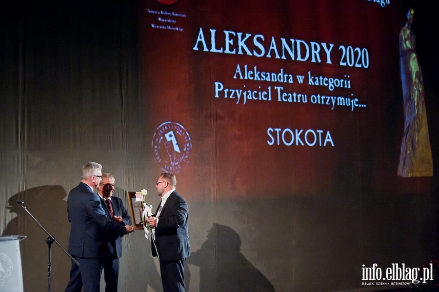 Wrczenie Aleksandrw 2020 i prba generalna przedstawienia pt.: "Burzliwe ycie Lejzorka Rojtszwaca", fot. 26