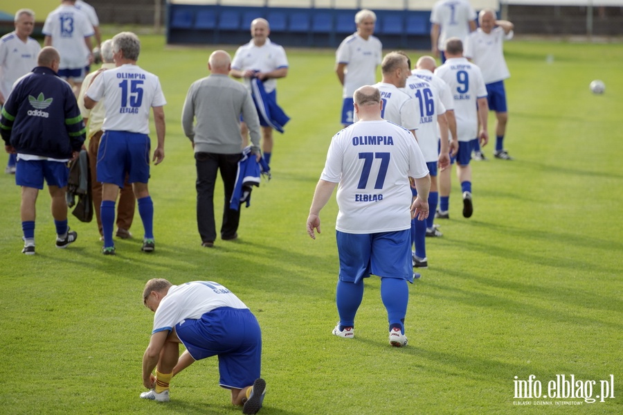 Oldboje Olimpii Elblg vs Przyjaciele Sportu - Mecz towarzyski, fot. 7