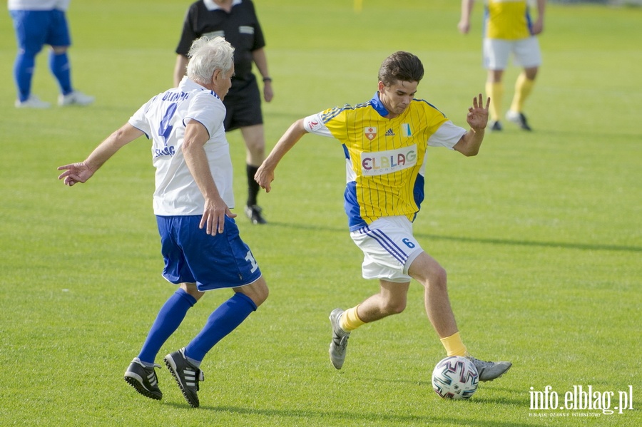 Oldboje Olimpii Elbląg vs Przyjaciele Sportu - Mecz towarzyski, fot. 34