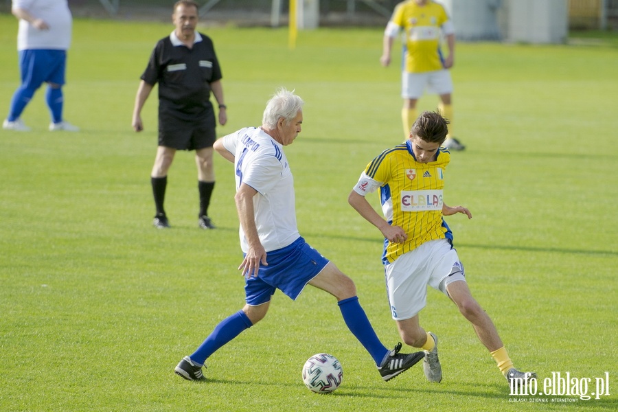 Oldboje Olimpii Elblg vs Przyjaciele Sportu - Mecz towarzyski, fot. 35