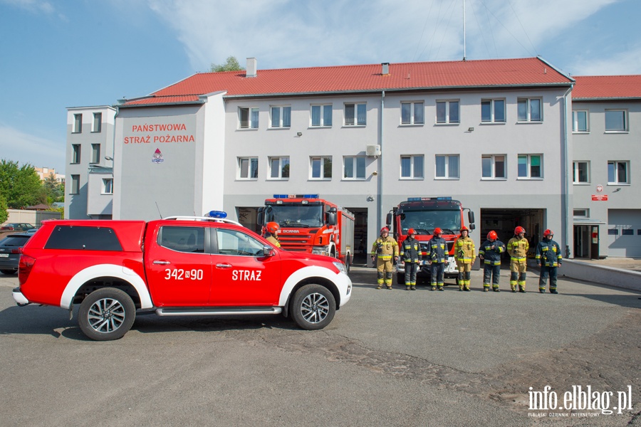 Nowy pojazd dla elblskich straakw. Zastpi auto, ktre suyo im od wielu lat, fot. 6