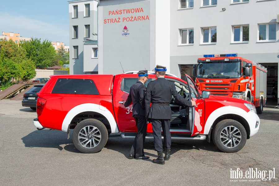 Nowy pojazd dla elblskich straakw. Zastpi auto, ktre suyo im od wielu lat, fot. 7