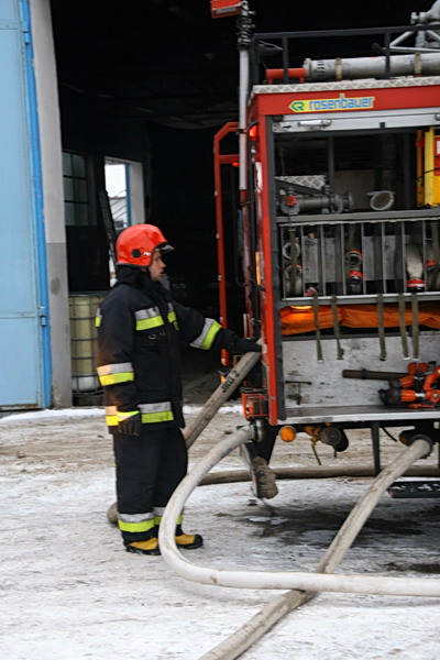 Pożar magazynu firmy transportowej w Rubnie, fot. 3