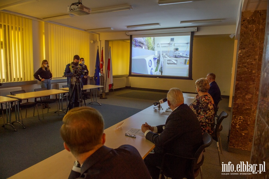 Konferencja prasowa w WSZ w Elblągu ,, Modernizacja Oddziału Ginekologiczno-Położniczego '', fot. 4