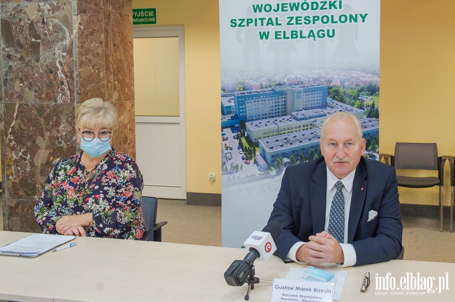 Konferencja prasowa w WSZ w Elblgu ,, Modernizacja Oddziau Ginekologiczno-Pooniczego '', fot. 12