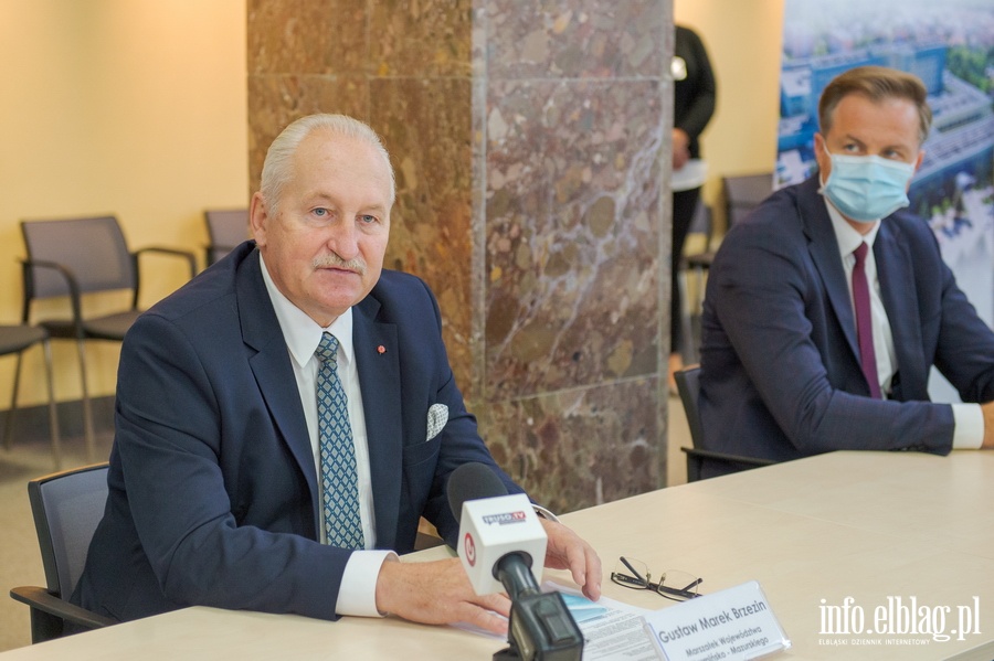 Konferencja prasowa w WSZ w Elblągu ,, Modernizacja Oddziału Ginekologiczno-Położniczego '', fot. 13