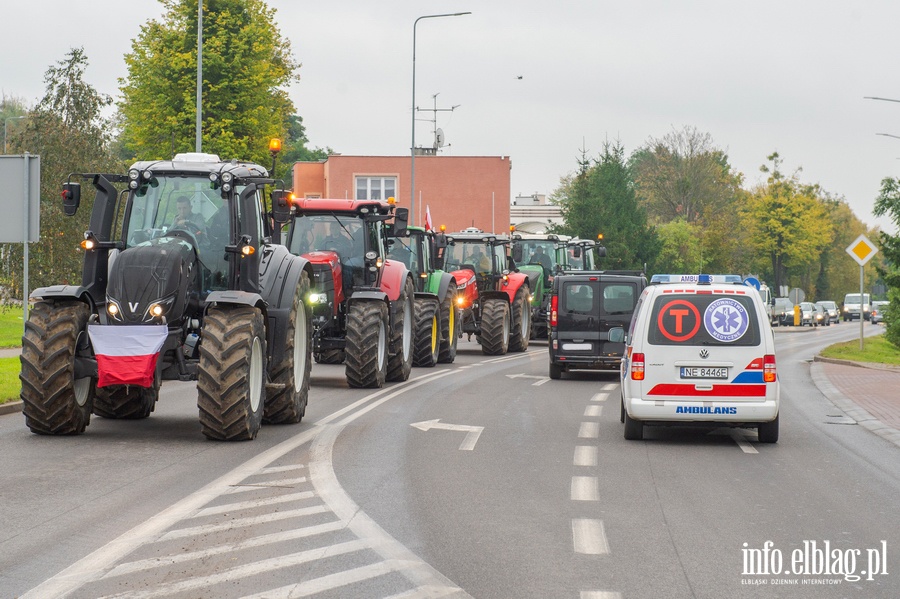 Protest rolnikw w Elblgu , fot. 2