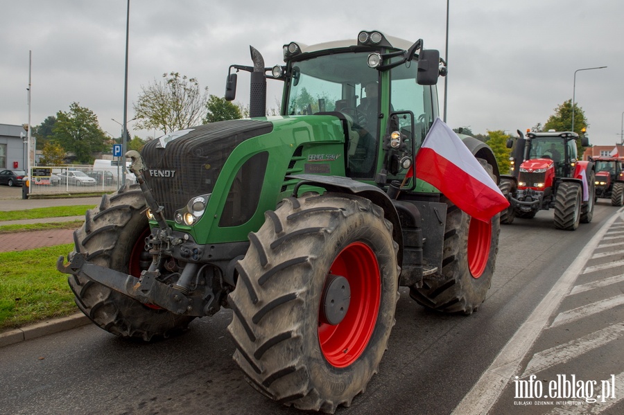 Protest rolnikw w Elblgu , fot. 4