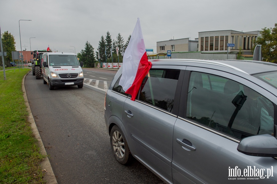 Protest rolników w Elblągu , fot. 6