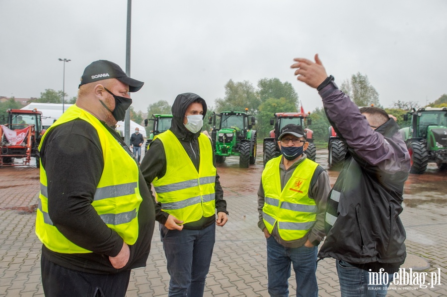 Protest rolnikw w Elblgu , fot. 17