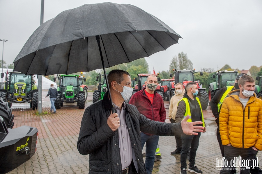 Protest rolnikw w Elblgu , fot. 25