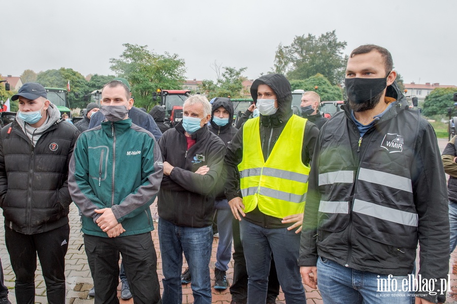 Protest rolnikw w Elblgu , fot. 26